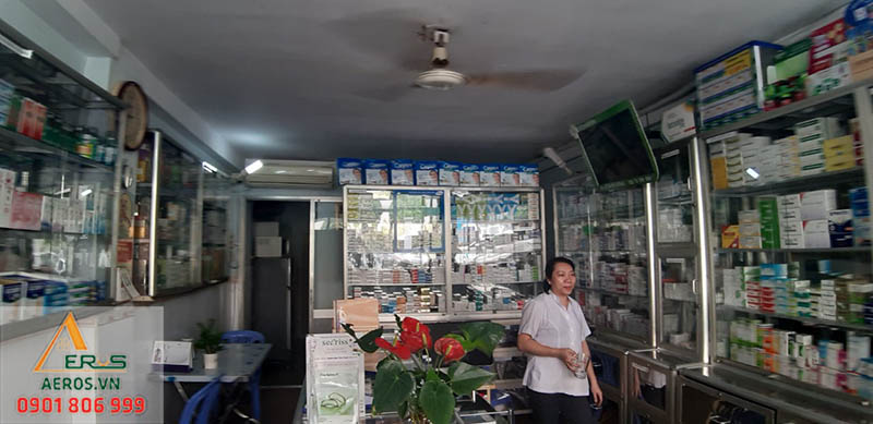 Hiện trạng trước thi công của nhà thuốc Huy Giang, quận 5