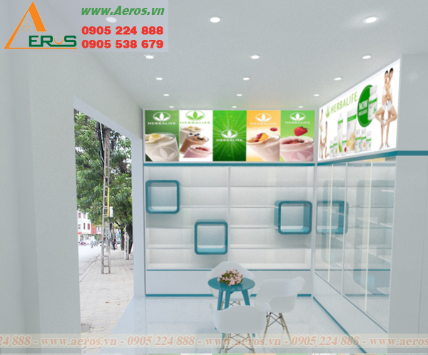 Hình ảnh thiết kế nội thất nhà thuốc Từ Tâm tại quận 7, TPHCM