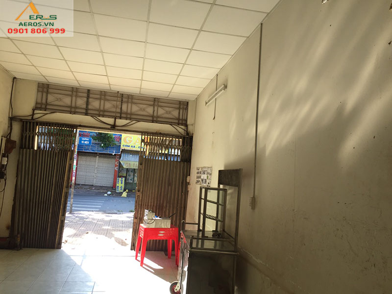 Hiện trạng chưa thi công nhà thuốc Phúc Lộc, Tân Phú