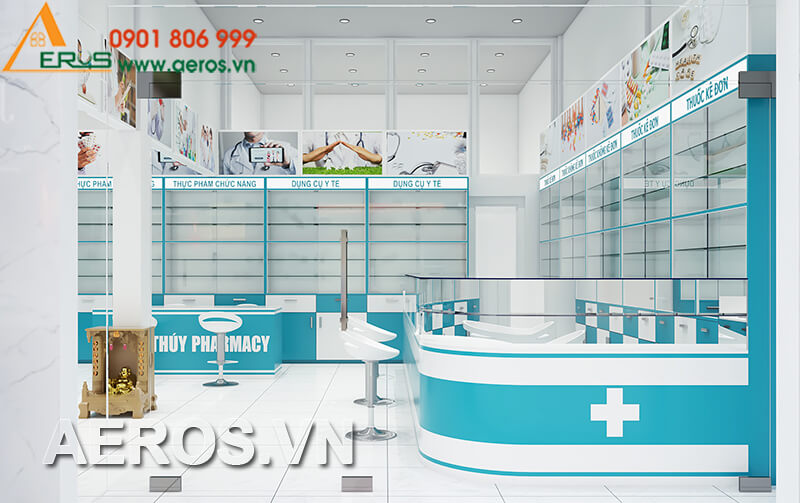 thiết kế nhà thuốc tây